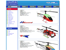 Tablet Screenshot of bergenrc.com