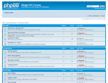 Tablet Screenshot of forum.bergenrc.com